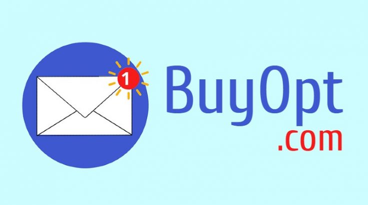 BuyOpt is a great domain name for an email list building or lead generation service, or social selling app for other peoples things similar to LetGo.