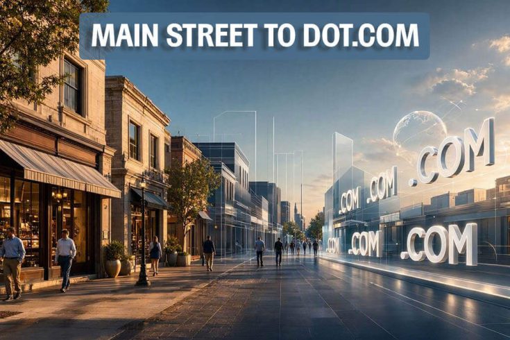A premium domain name can function as a digital location.